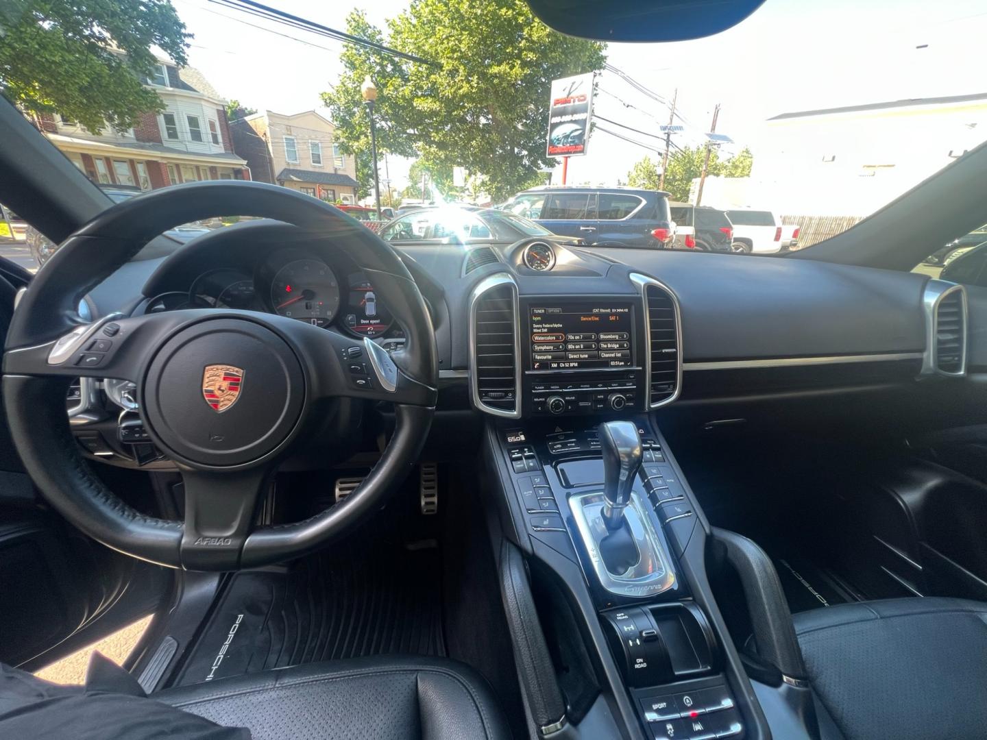 2014 BLACK /Black Leather Porsche Cayenne s (WP1AB2A20EL) with an 4.8L V8 DOHC 32V engine, 8 Speed Automatic transmission, located at 1018 Brunswick Ave, Trenton, NJ, 08638, (609) 989-0900, 40.240086, -74.748085 - This Porsche Cayenne is a super clean,well maintained black beauty! Always serviced and needs nothing. Please call Anthony to set up an appt. 609-273-5100 - Photo#20